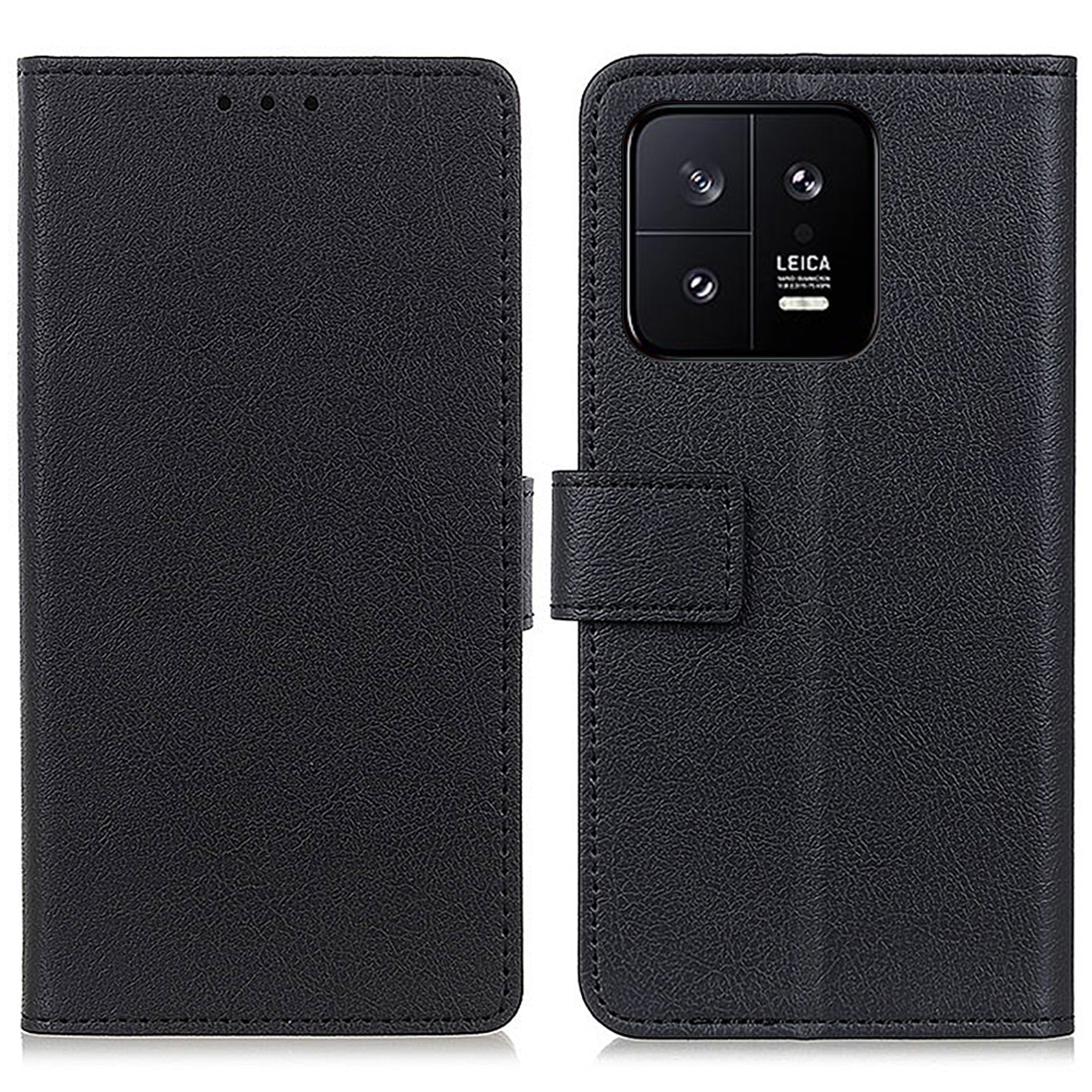 Full Protection Phone Case for Xiaomi 13 Pro 5G Textured PU Leather Stand Wallet Drop-proof Cover Full Protection Phone Case for Xiaomi 13 Pro 5G Textured PU Leather Stand Wallet Drop-proof Cover